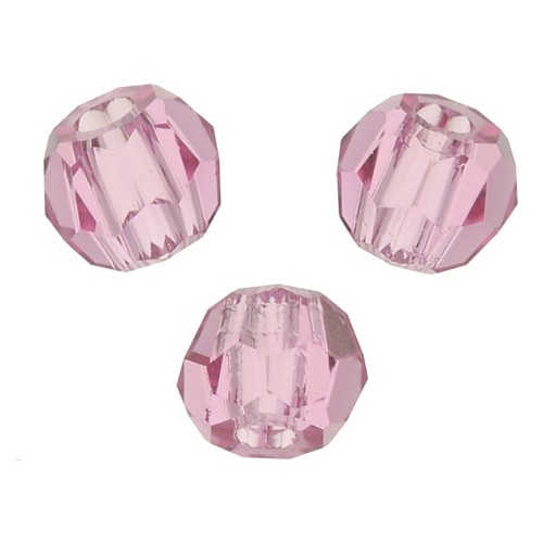 Swarovski perline rotonde 5000 2 mm - Rosa x50