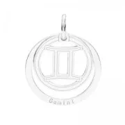 Pendente Gemelli - mm. 18.5 in Argento 925 x1