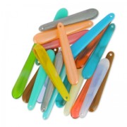 Set di pendenti gocce 19.30x5.50 mm Multicolore x20|raw }}