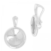 Castone pendente 1122 10 mm in Argento 925 x1|raw }}