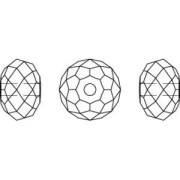 Sfera schiacciata Swarovski 5041/A mm. 18 Mosaic Sand Opal x1