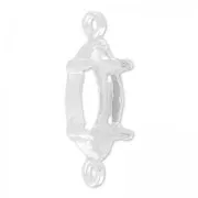 Castone separatore navetta mm. 15x7 Argento 925 x1