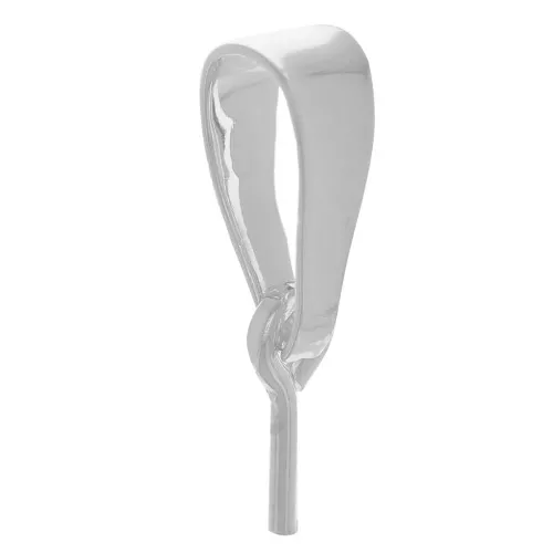 Fermaciondolo per perla mezza forata 8 10 et 12 mm Argento 925 x1