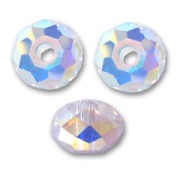 Sfere piatte Swarovski 5040 mm. 4 Crystal AB x20