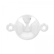 Separatore rotondo 2 anelli 13x8 mm in Argento 925 x1