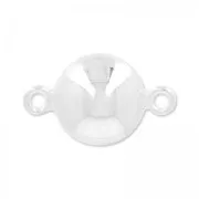 Separatore rotondo 2 anelli 13x8 mm in Argento 925 x1