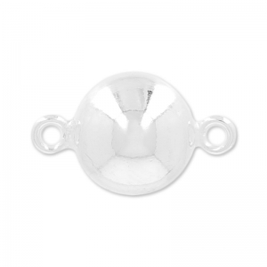 Separatore rotondo 2 anelli 13x8 mm in Argento 925 x1