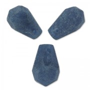 Perline Gocce sfaccettate di giada dipinta 12x8 mm Blu marino x4|raw }}