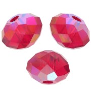 Sfere piatte Swarovski 5040 mm. 4 Light Siam Shimmer 2X x20|raw }}