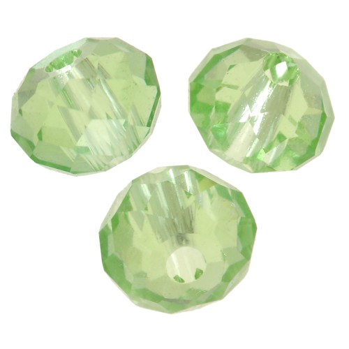 Swarovski 5040 Perle tonde appiattite da 4 mm - Peridot ReCreated x20