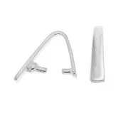 Attacco pendente 9 mm Argento 925 x1