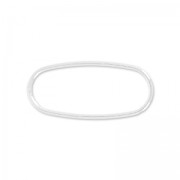 Separatore ovale 21.5 mm in Argento 925 x1