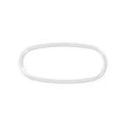 Separatore ovale 21.5 mm in Argento 925 x1