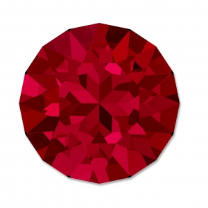 Cabochon Swarovski 1088 mm. 6 Scarlet x1
