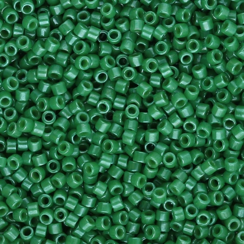 Miyuki Delica 11/0 DB0655 - Dyed Opaque Kelly Green x8g