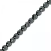 Perline Ematite sfaccettate 3 mm x25