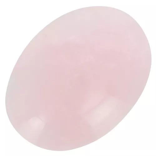Cabochon ovale mm. 25x18 Quartzo Rosa