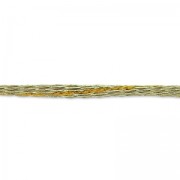 Cordone in lurex 2 mm Dorato/Sand x 2m