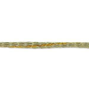 Cordone in lurex 2 mm Dorato/Sand x 2m