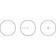 Perlina Swarovski mezza forata 5818 mm. 4 Rosaline Pearl x1