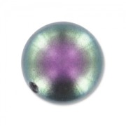 Perla Swarovski semiperforata 5818 4 mm Iridescent Purple Pearl
