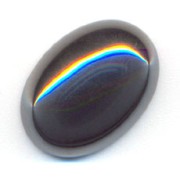 Cabochon ovale mm. 25x18 Ematite naturale