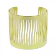 Bracciale traforato onde 55 mm dorato x1