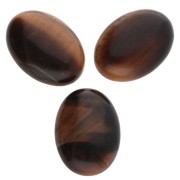 Cabochon ovale mm. 25x18 Occhio di Tigre