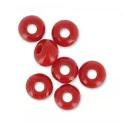Preciosa Perle di semi 6/0 4 mm - Rosso opaco x20g