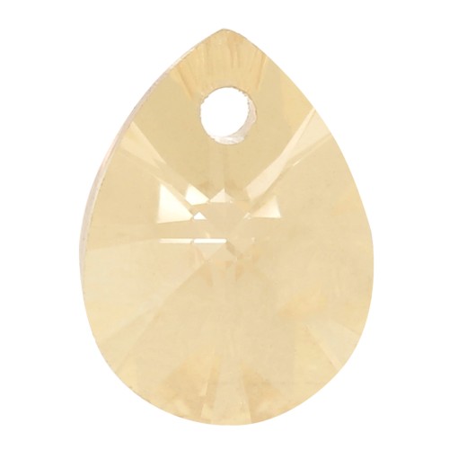 Mini Pera Swarovski 6128 10 mm Crystal Golden Shadow x1