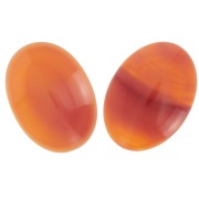Cabochon ovale mm. 25x18 Red Agate