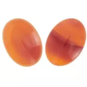 Cabochon ovale mm. 25x18 Red Agate
