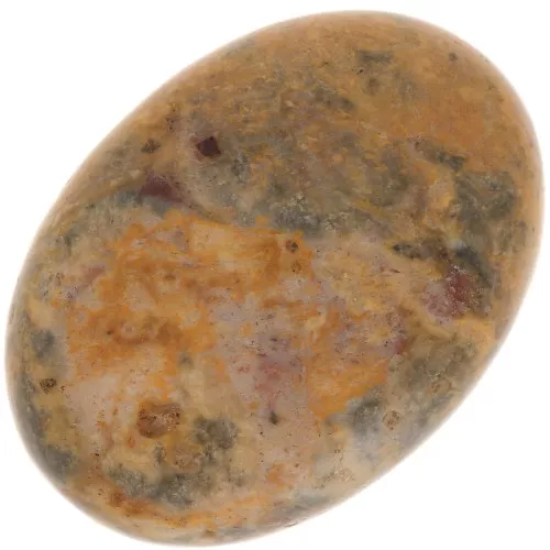 Cabochon ovale mm. 25x18 Leopard