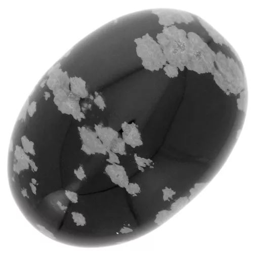 Cabochon ovale mm. 25x18 Ossidiana Maculata