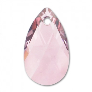 Lacrima Swarovski 6106 mm. 22 Crystal Antique Pink x1