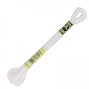 Filo da ricamo DMC Moulinè Effet Lumière White (5200) x8m|raw }}