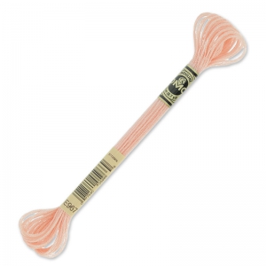 Filo da ricamo DMC Moulinè Effet Lumière Light Peach (967) x8m