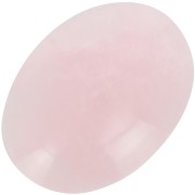 Cabochon ovale mm. 40x30 Quartzo Rosa