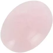 Cabochon ovale mm. 40x30 Quartzo Rosa