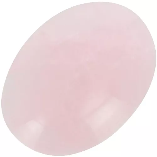 Cabochon ovale mm. 40x30 Quartzo Rosa