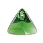 Pendente Triangolo Swarovski 6628 12 mm Dark Moss Green x1