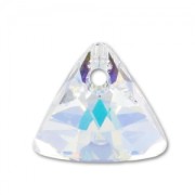 Pendente Triangolo Swarovski 6628 12 mm Crystal AB x1|raw }}