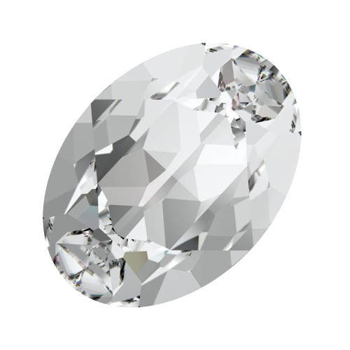 Cabochon Swarovski 4120 ovale mm. 6x4 Crystal x1