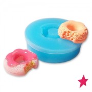 Mini stampo silicone 15 mm Ciambella mordicchiata