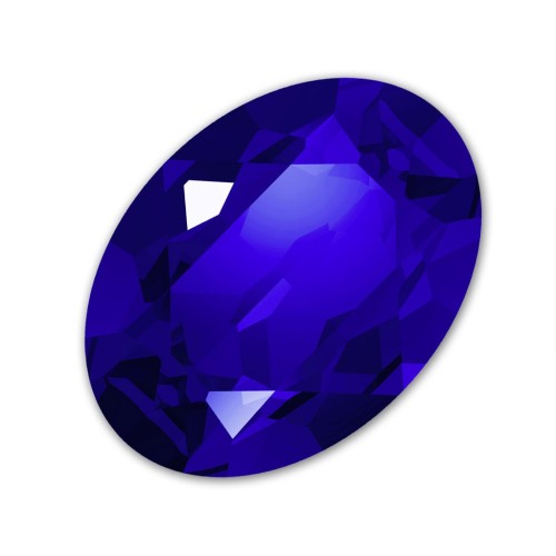 Cabochon Swarovski 4120 6x4 mm Majestic Blue x1