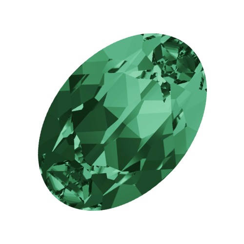 Cabochon Swarovski 4120 6x4 mm Emerald x1