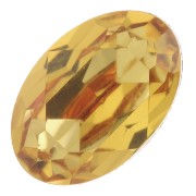 Cabochon Swarovski 4120 ovale mm. 6x4 Golden Topaz x1|raw }}