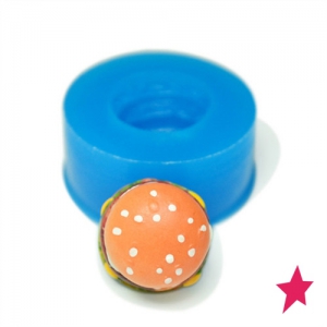 Mini stampo silicone 15 mm Hamburger