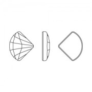 Strass Hotfix Fan Swarovski 2714 mm.6 Light Siam x1