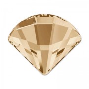 Strass Hotfix Fan Swarovski 2714 mm.6 Crystal Golden Shadow x1|raw }}